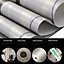 Livingandhome 3D Waves Self Adhesive Prepasted Non Woven Texture Wallpaper Roll 10m