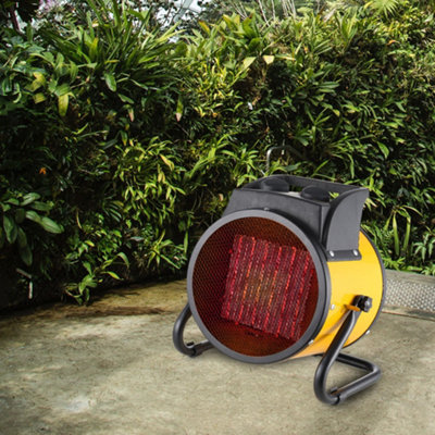 Livingandhome 3KW Portable Electric Garage Workshop Air Heater | DIY at Bu0026Q