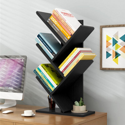 Tabletop Bookshelf, Tree Shape Bookshelf, Book Storage Organizer,  Bookshelves, Book Display, Small Bookshelf 