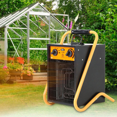 Livingandhome 5KW Electric Greenhouse Fan Heater for Industrial and