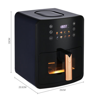 5L Air Fryer Household Visual Steam Air Fryer Microcomputer Touch