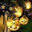 Livingandhome 5Pcs Clear Glass Hanging Ball Christmas Tree Drop Ornaments 6cm