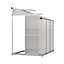 Livingandhome 6 x 4 ft Aluminum Greenhouse with Window Opening and Base