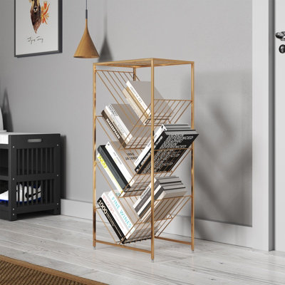 Wire bookcase on sale