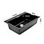 Livingandhome 73.5x49cm Quartz Undermount Kitchen Sink Single Bowl