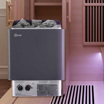 Livingandhome 8KW Electric Sauna Heater Stove Dry Steam for Spa Sauna Room  with Stones | DIY at Bu0026Q