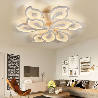 Livingandhome 9 Lights Elegant Floral Shape Energy Efficient Led 