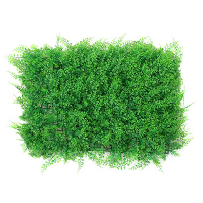 Livingandhome Artificial Simulated Greeny Grass Plastic Plant Wall