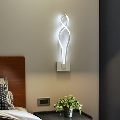 Spiral sconce deals decorative wall lamp