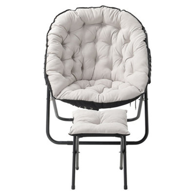 Fuzzy saucer on sale chair target