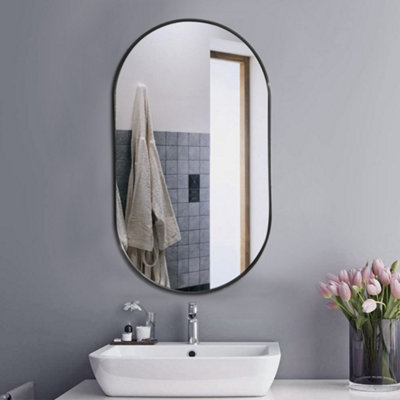 Oval bath clearance mirror