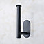Livingandhome Black Wall Mounted Stainless Steel Paper Roll Holder