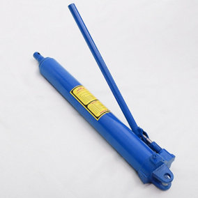 Livingandhome Blue Replacement 8 Ton Steel Hydraulic Long Ram Jack Lift with Handle