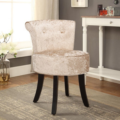 Dressing table chair crushed velvet new arrivals