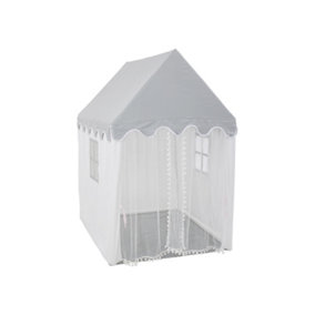 Livingandhome Cotton House Play Tent For Kids with Windows