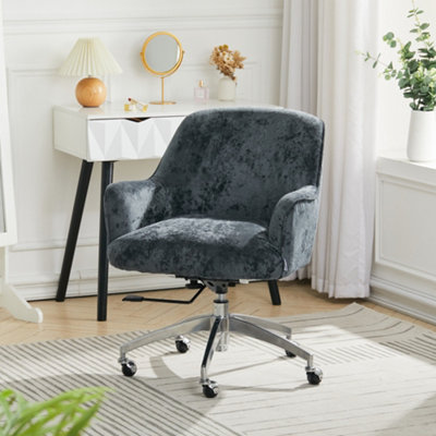 Home office chair velvet hot sale