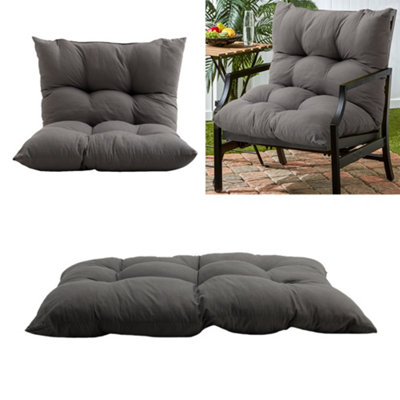 Dark grey outdoor outlet cushions