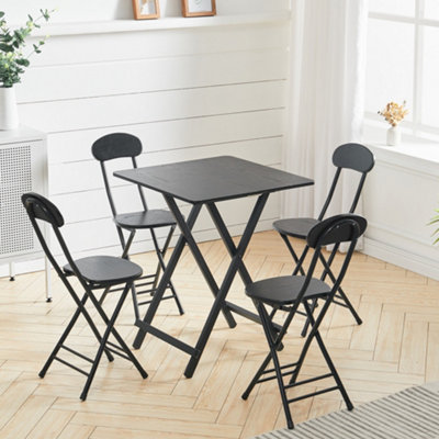 Folding dining chairs set deals of 4