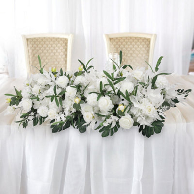 Livingandhome Echinacea Wedding Aisle Flowers Artificial Silk Row Decor