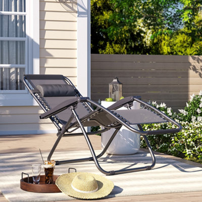 Home zero gravity on sale metal sun lounger