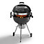 Livingandhome Garden Charcoal Barbecue Fire Bowl BBQ Grill Smoker Pizza Oven Stand