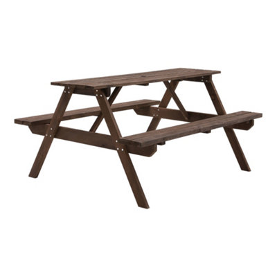 Garden picnic bench online b&q