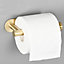 Livingandhome Gold Modern Bathroom Wall Mounted Stainless Steel Toilet Paper Roll Holder