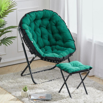 Folding deals moon chair