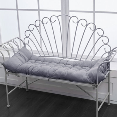 Outdoor padded bench online seat