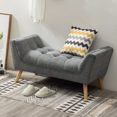 Grey discount bedroom seat