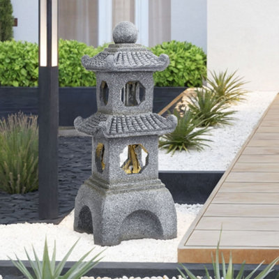 Porcelain pagoda water outlet fountain