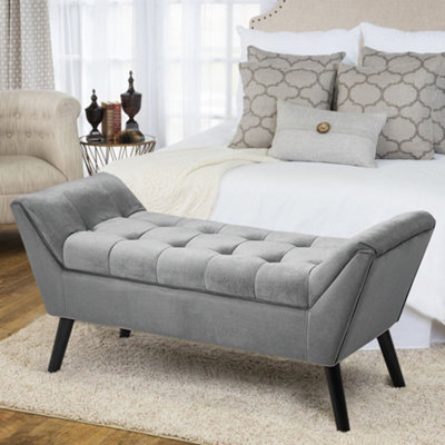 Bed bench with arms hot sale