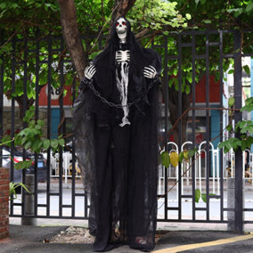 Livingandhome Halloween Horror Skull Decoration Ghost Skeleton Hanging Ghost