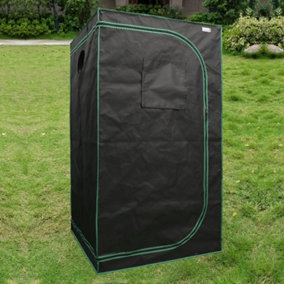 Livingandhome Hydroponic Grow Tent Indoor Plant Growth Systems Obersevation Box,100x100x180CM