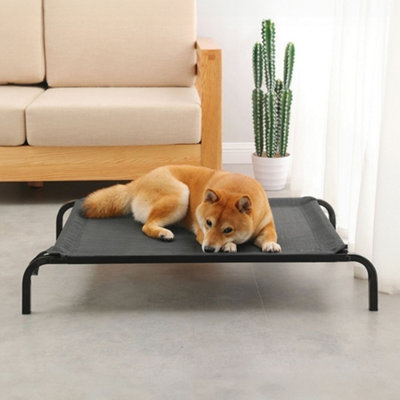 Livingandhome Mesh Fabric Elevated Pet Bed Dog Bed Cooling Raised Bed