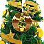 Livingandhome Mini Artificial Pine Tree with Christmas Ornaments Xmas Desktop Decoration