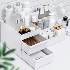 Livingandhome Multi-Purpose Makeup Storage Box Drawers Organizer