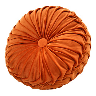Round top orange pillows