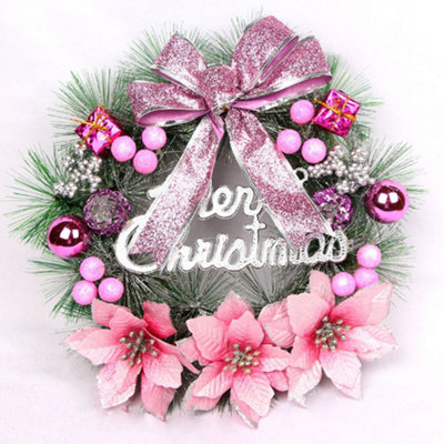 Pink Christmas Garland 