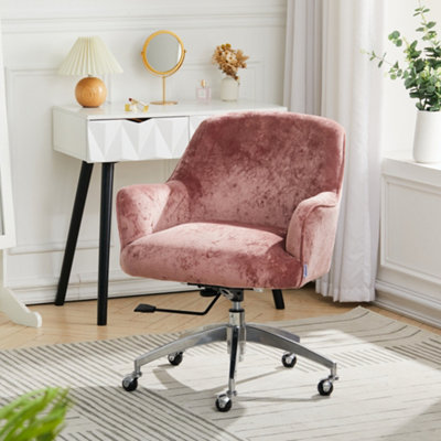 Swivel desk chair pink new arrivals