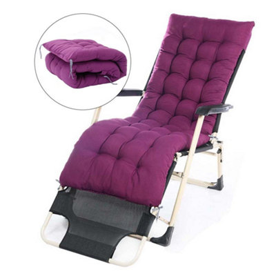 Livingandhome Purple Garden Bench Swing Chair Seat Pad Cushion