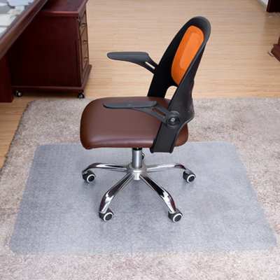 Non Slip Home Office Chair Desk Mat Floor Protector PVC Plastic Mat