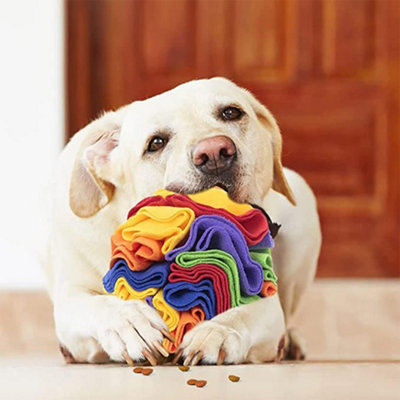 Livingandhome Rainbow Snuffle Ball Dog Toys | DIY at B&Q