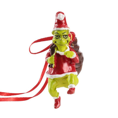 Livingandhome Resin Christmas Tree Hanging Decorations Grinch Ornament 