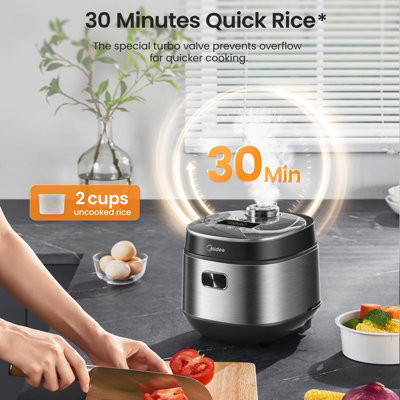 Livingandhome Rice Cooker with 9 Functions