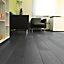 Livingandhome Set of 10 Dark Grey Waterproof WPC Composite Decking Floor Tiles Set with Accessories Kit 5.2 m²