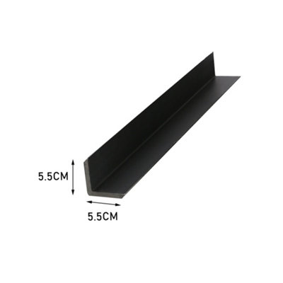 Livingandhome Set of 10 Dark Grey Waterproof WPC Composite Decking Floor Tiles Set with Accessories Kit 5.2 m²