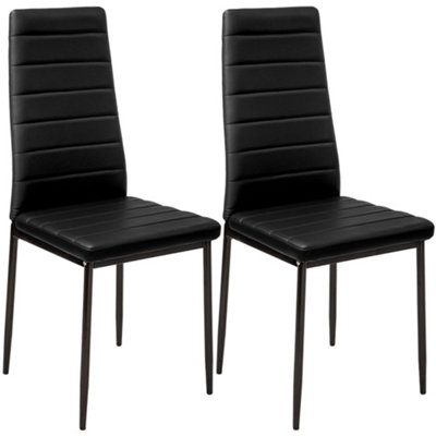 Sturdy black deals dining chairs