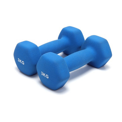 Neoprene coated dumbbells hot sale