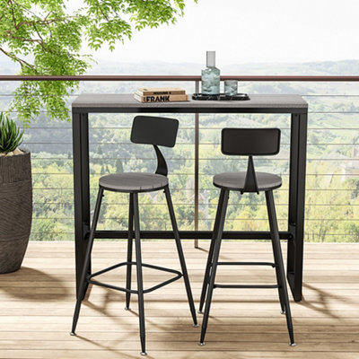 Modern bar stools set store of 3